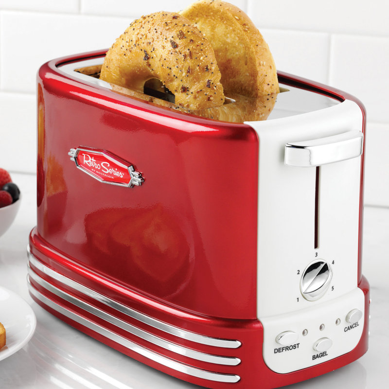 Nostalgia Electrics Nostalgia Retro Wide 2Slice Toaster & Reviews